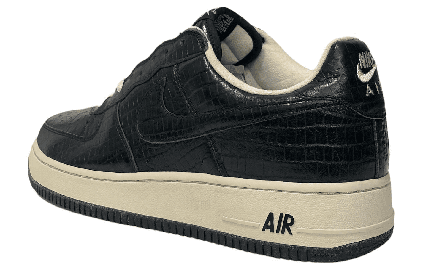 Кроссовки Nike Air Force 1 Low HTM 2 Black Croc — фото 2
