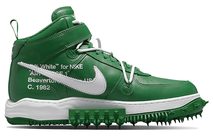 Кроссовки OFF-WHITE x Nike Air Force 1 "Pine Green" - изображение 2