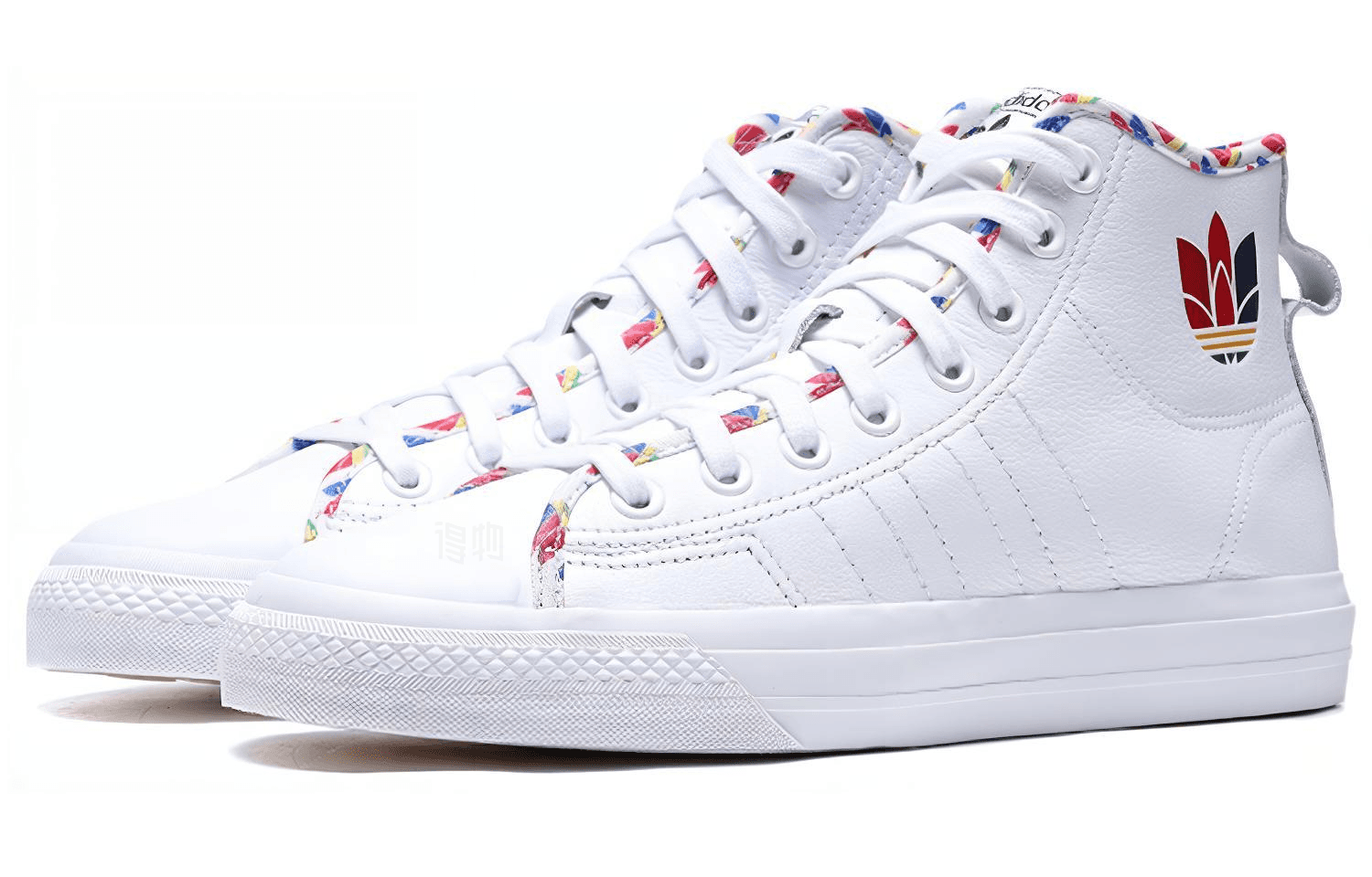 Кроссовки adidas Nizza Hi White Multicolor - изображение 3