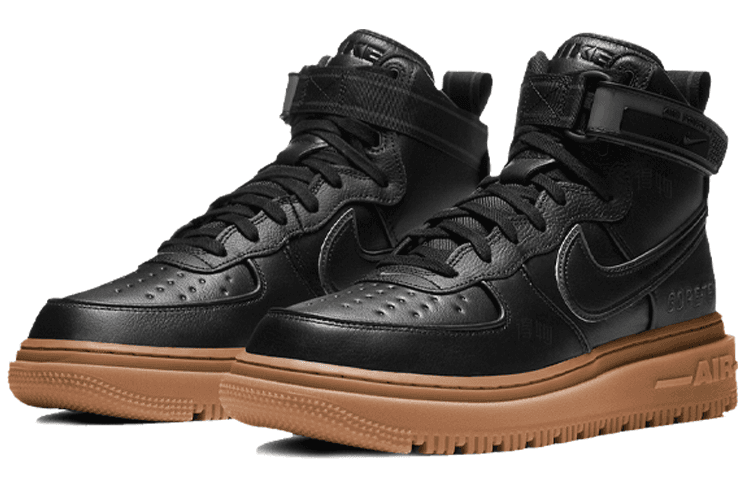Кроссовки Nike Air Force 1 High Black Brown — фото 3