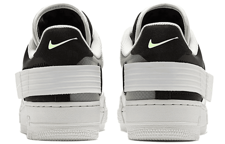 Кроссовки Nike Air Force 1 Low Type White Black Yellow — фото 5