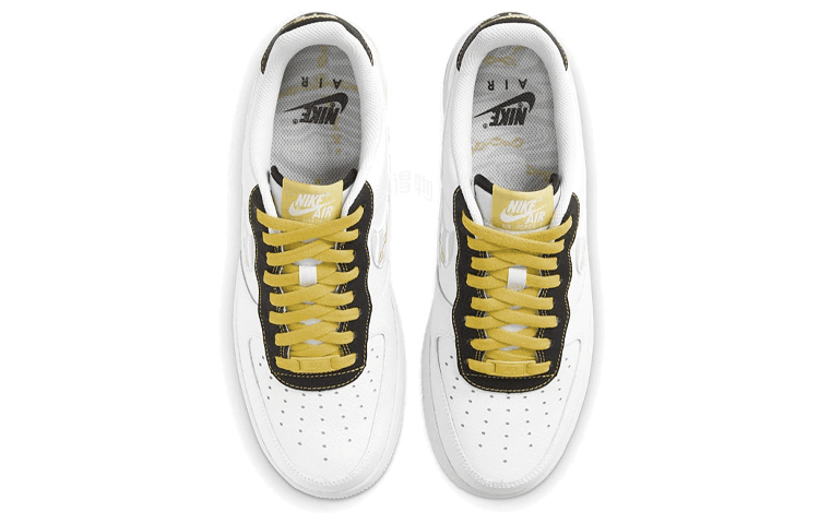 Кроссовки Nike Air Force 1 Low White Gold Black — фото 4