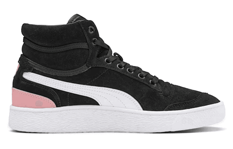 Кроссовки Puma Ralph Sampson Mid Suede Black Pink - изображение 2