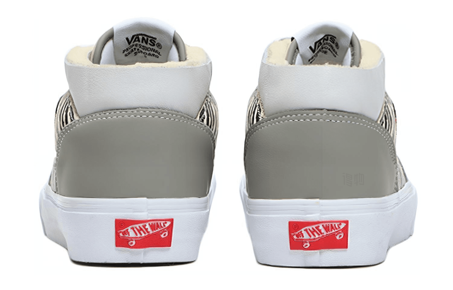 Кроссовки Vans Half Cab Ef Vlt LX Grey White - изображение 2
