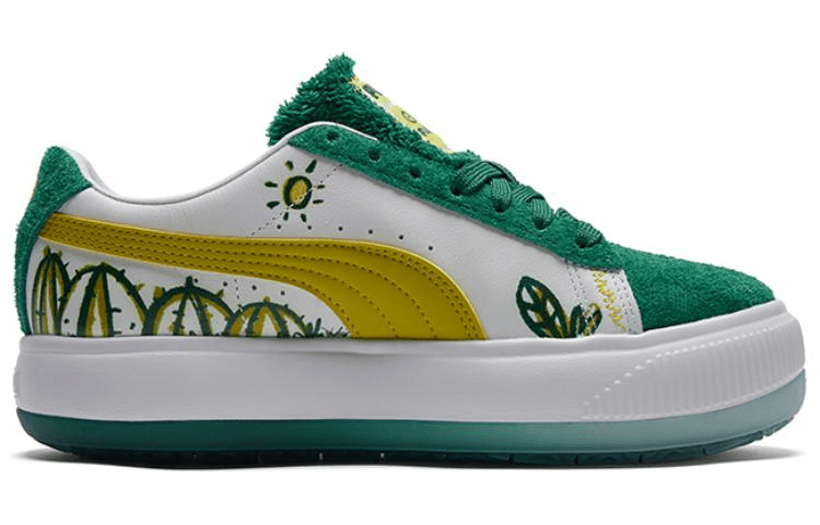 Кроссовки FLABJACKS x PUMA Suede Mayu "Fuzzy Cactus Park" - изображение 2