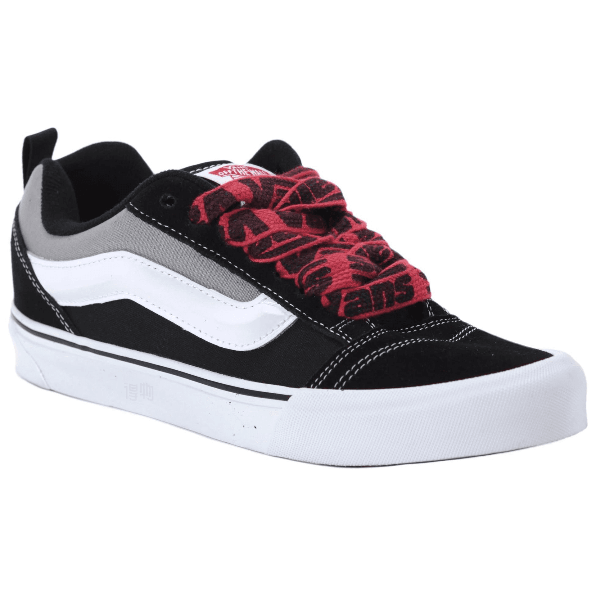 Кроссовки Vans Knu Skool Black Red - изображение 3