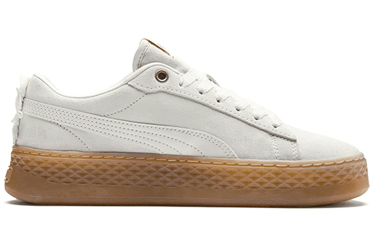 Кроссовки PUMA Smash Platform Frill White Brown - изображение 2