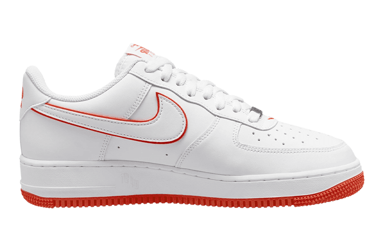 Кроссовки Nike Air Force 1 Low "White Orange" — фото 2