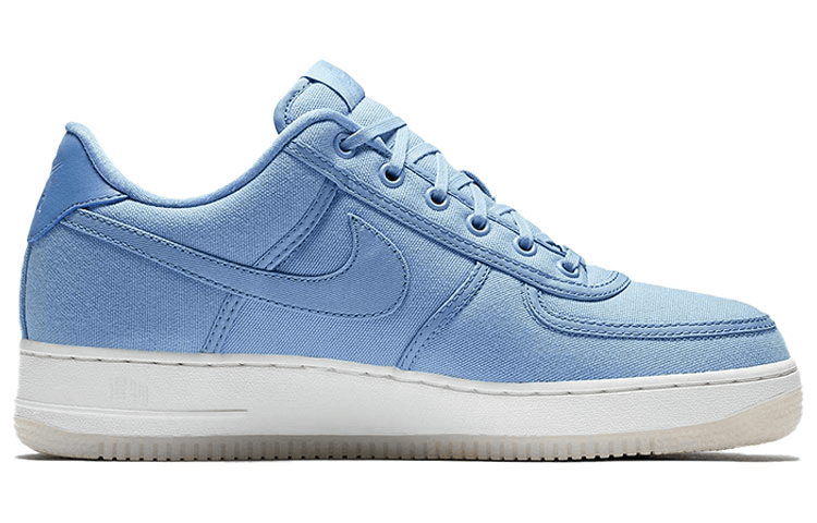 Кроссовки Nike Air Force 1 Low Retro QS Canvas Blue — фото 2