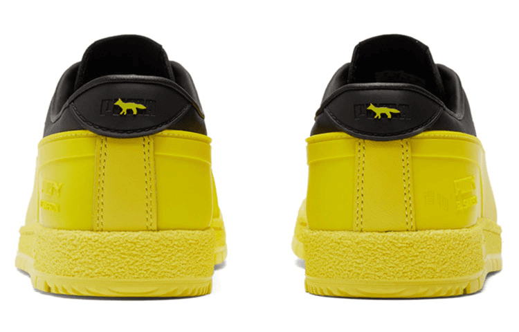 Кроссовки Maison KitsunÉ x PUMA Ralph Sampson Black Yellow - изображение 4