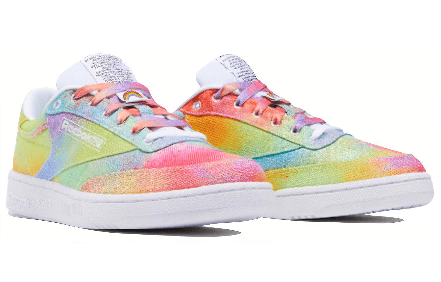 Кроссовки Reebok Club C 85 Pastel Tie-Dye - изображение 3