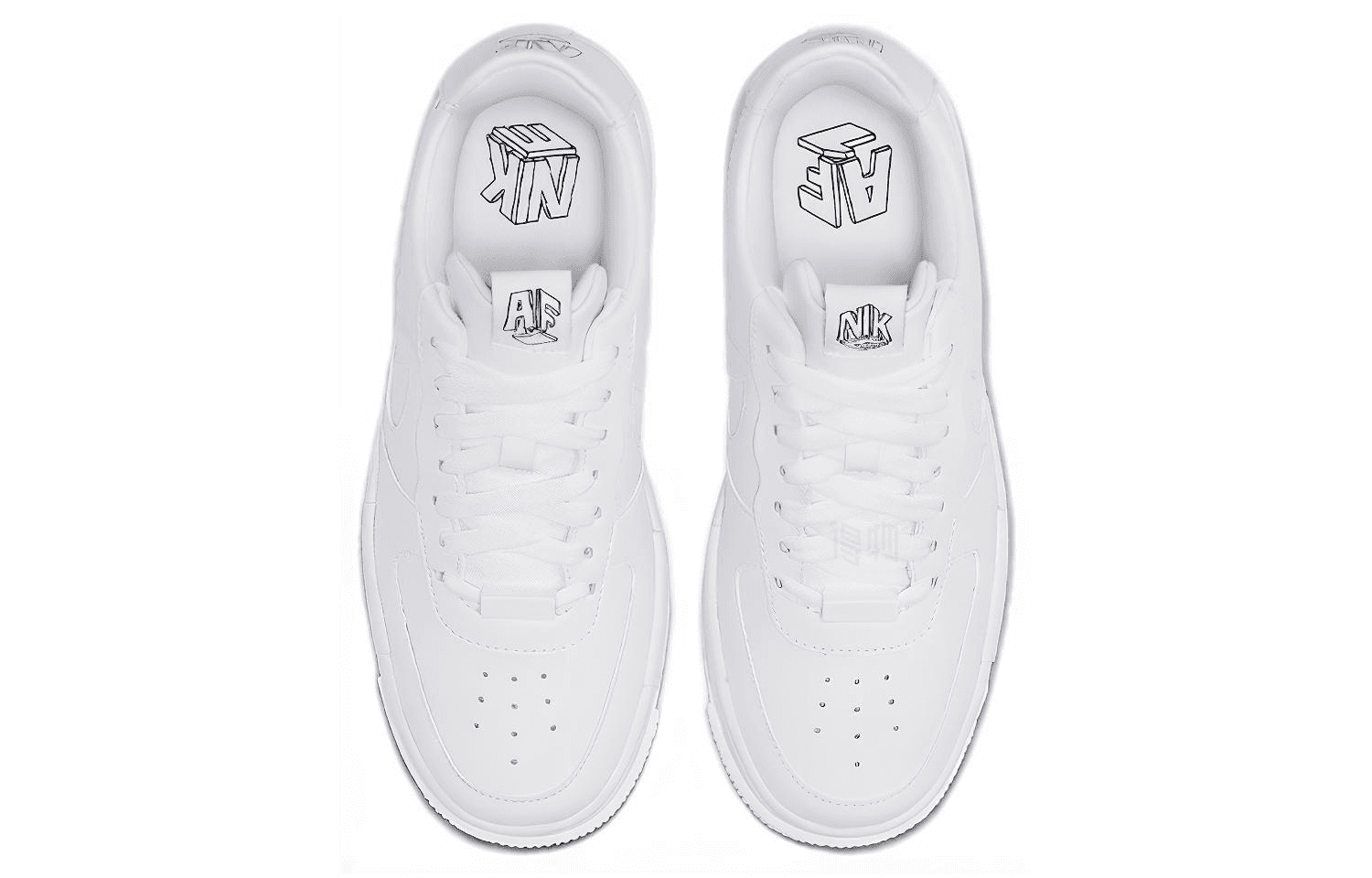 Кроссовки Nike Air Force 1 Pixel White — фото 4