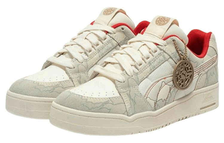 Кроссовки PUMA Slipstream Lo Cny White Red - изображение 3