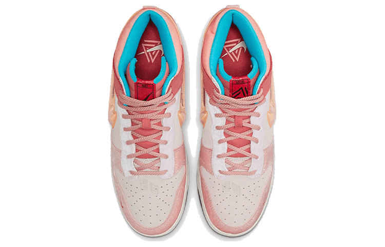 Кроссовки Social Status x Nike Dunk Mid "Strawberry Milk" — фото 3