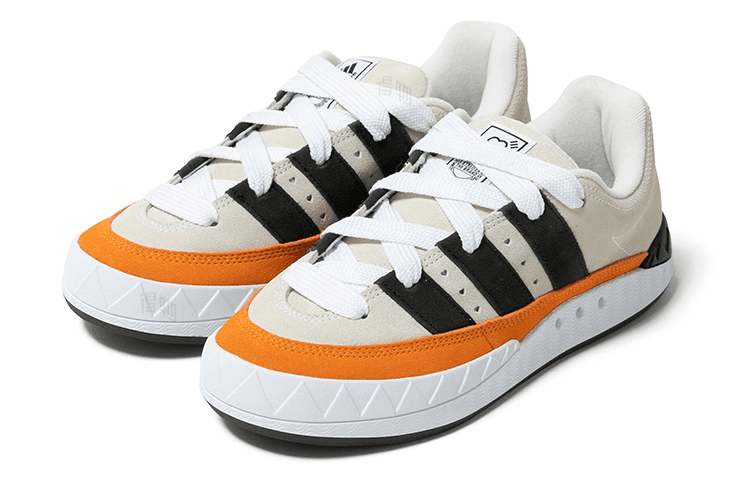 Кроссовки HUMAN MADE x adidas Retro Shark Low Light Grey Orange - изображение 3