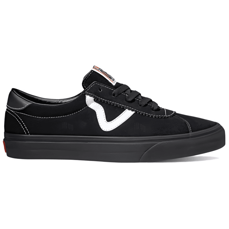 Кроссовки Vans Low Top Black White - изображение 2