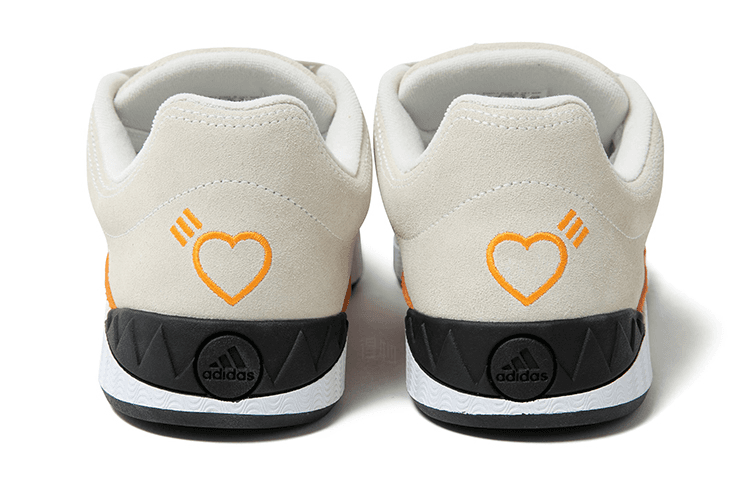 Кроссовки HUMAN MADE x adidas Retro Shark Low Light Grey Orange - изображение 6