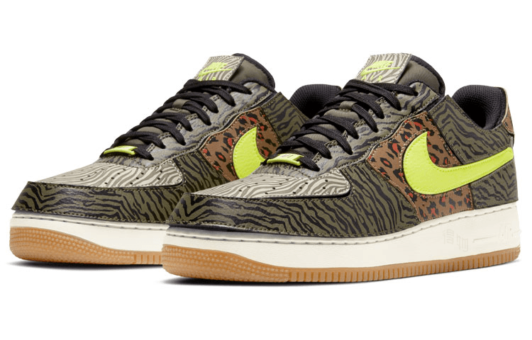 Кроссовки Nike Air Force 1 Low Brown Green — фото 3