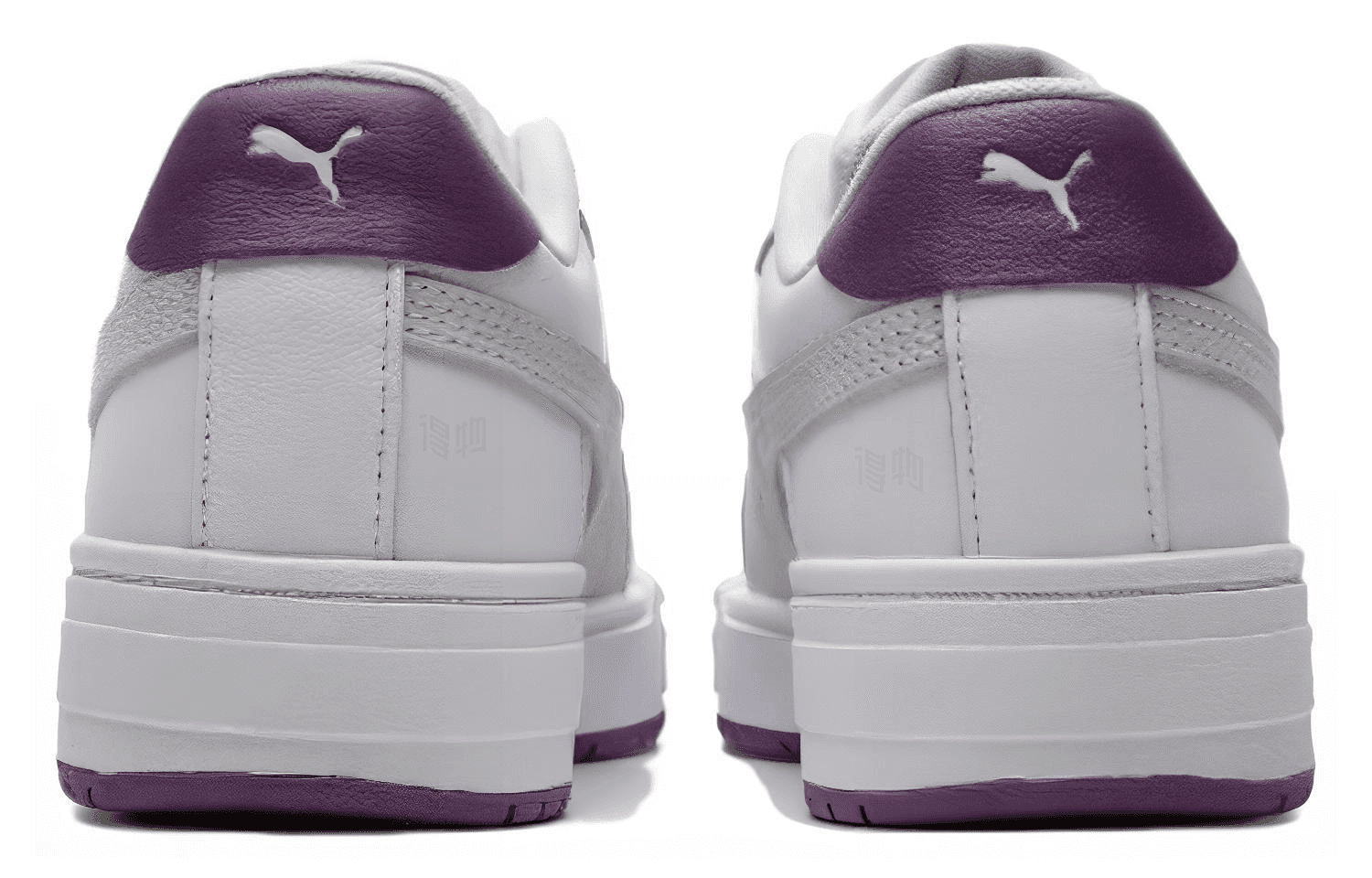 Кроссовки PUMA Low-Top White Purple - изображение 4