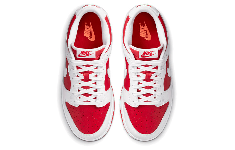 Кроссовки Nike Dunk Retro "Reverse White Red" — фото 4