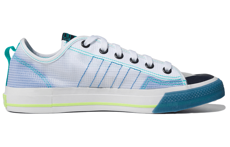Кроссовки adidas Nizza RF White Blue Green - изображение 2