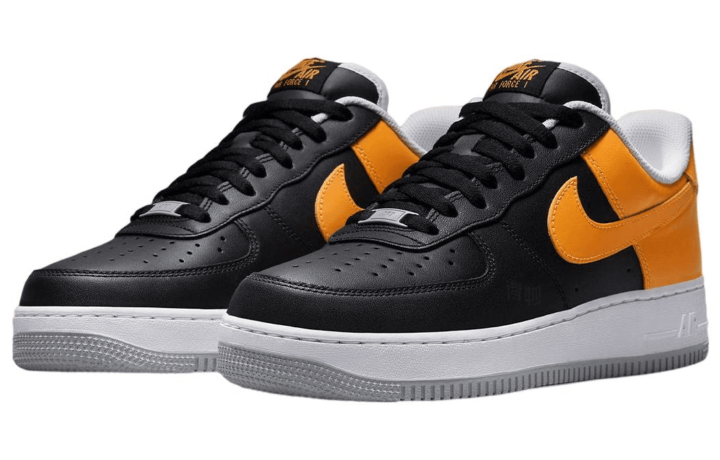Кроссовки Nike Air Force 1 Low Yellow Black — фото 3