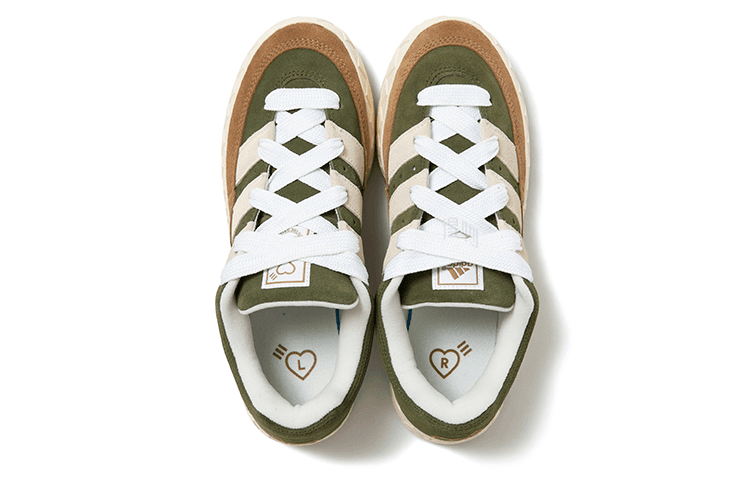 Кроссовки HUMAN MADE x adidas Adimatic Green Brown - изображение 3