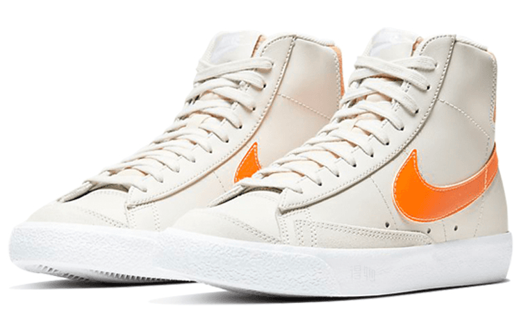 Кроссовки Nike Blazer 77 Mid White Orange - изображение 3
