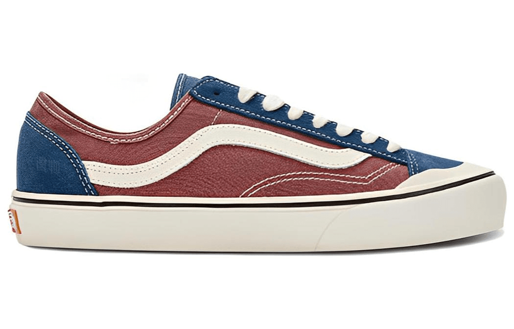 Кроссовки Vans Style 136 White Red Blue - изображение 2