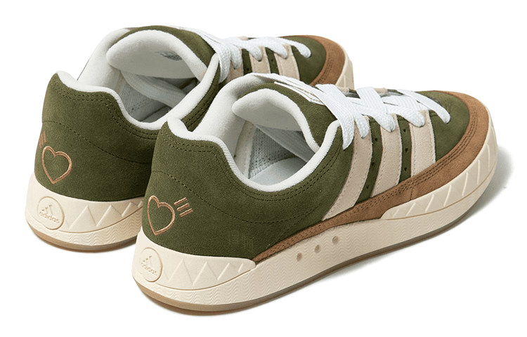 Кроссовки HUMAN MADE x adidas Adimatic Green Brown - изображение 4