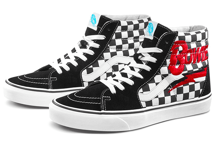 Кроссовки David Bowie x Vans SK8 Checkerboard High-Top - изображение 3
