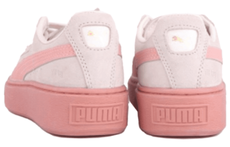 Кроссовки PUMA Suede Platform White Pink - изображение 5