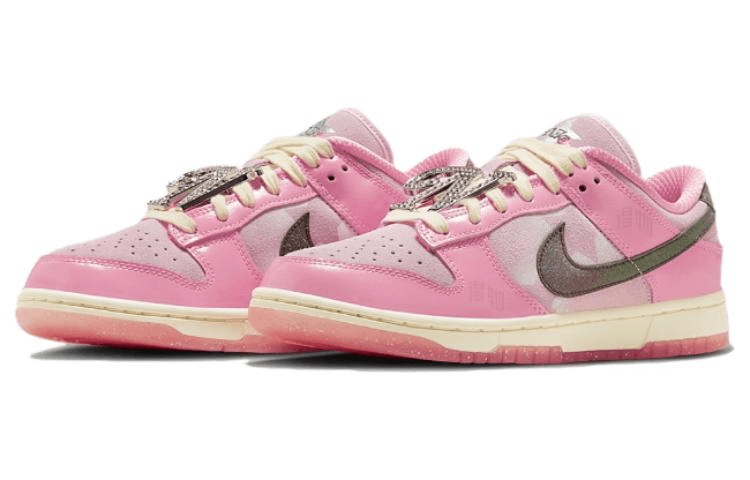 Кроссовки Nike Dunk Low LX "Hot Punch and Pink Foam" — фото 3