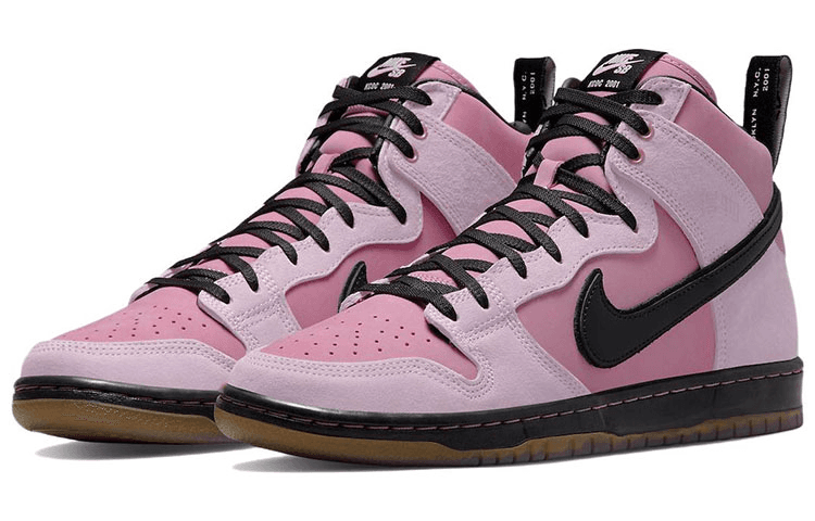 Кроссовки KCDC x Nike Dunk SB Pro QS Pink Black — фото 3