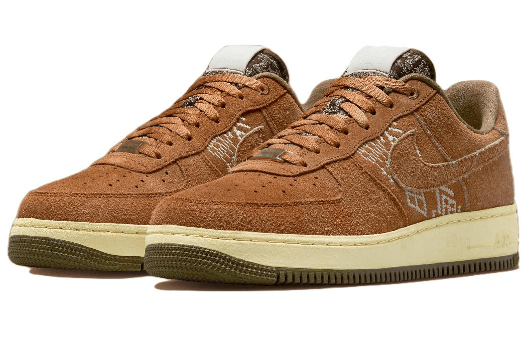 Кроссовки Nike Air Force 1 Low "CHA" Wheat — фото 3