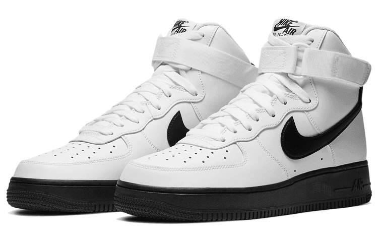 Кроссовки Nike Air Force 1 High Black White — фото 3