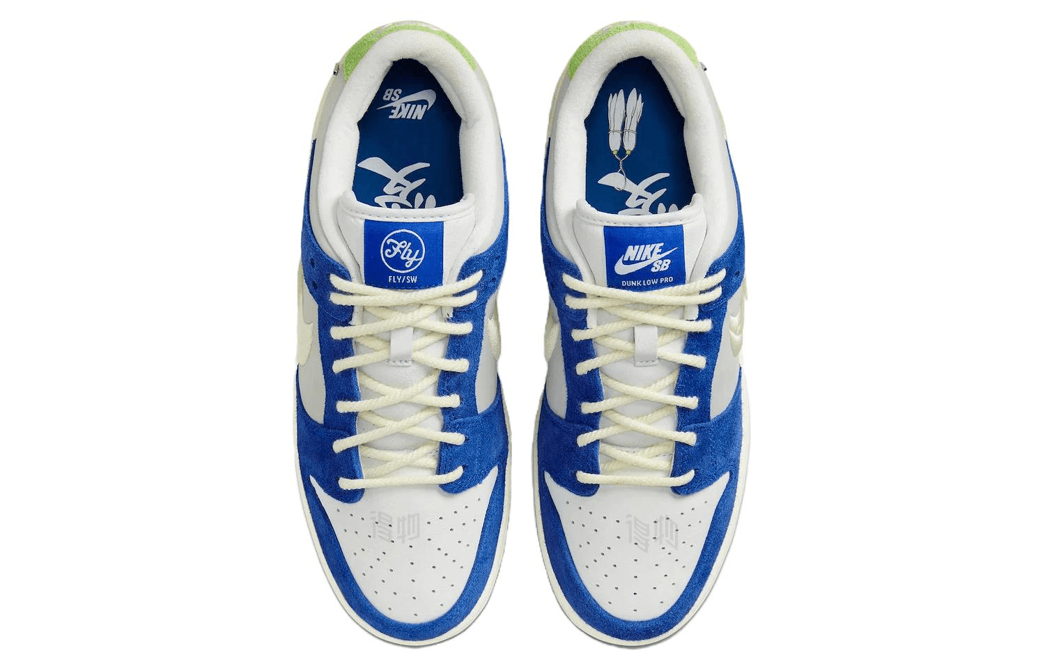 Кроссовки Fly Streetwear x Nike Dunk SB "Gardenia" — фото 4