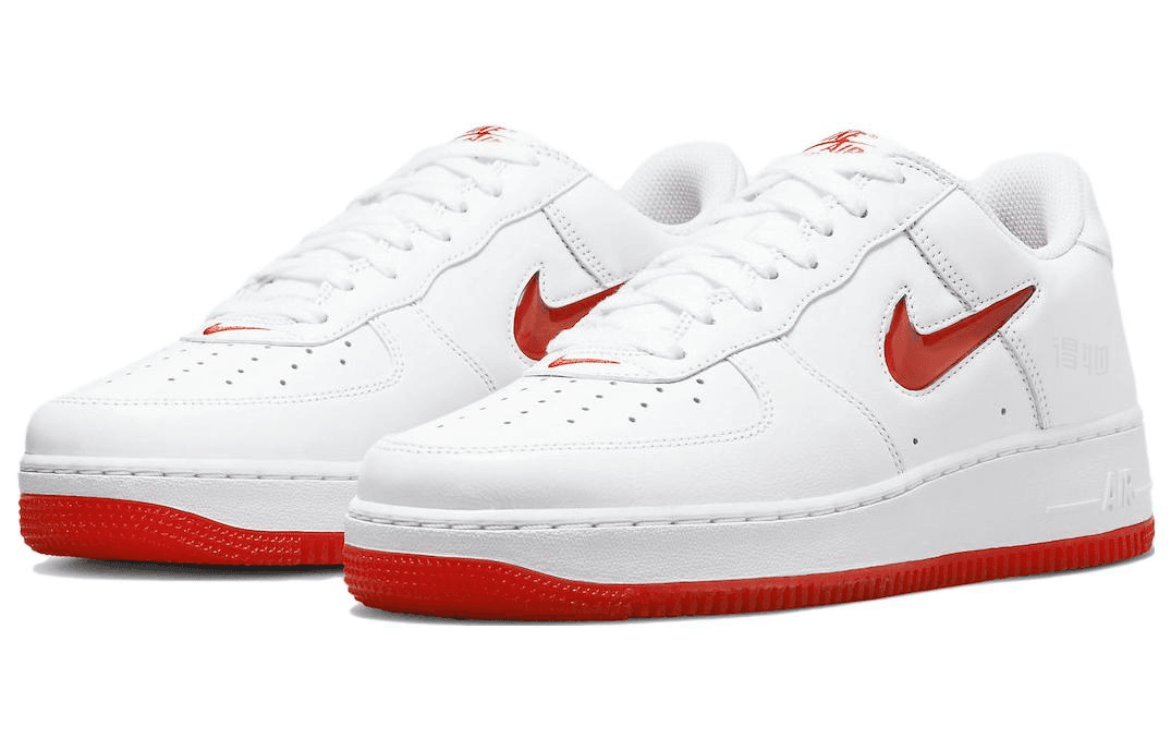 Кроссовки Nike Air Force 1 "Color of the Month" White Red — фото 3