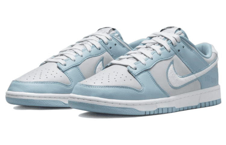Кроссовки Nike Dunk Low Blue Grey White — фото 3