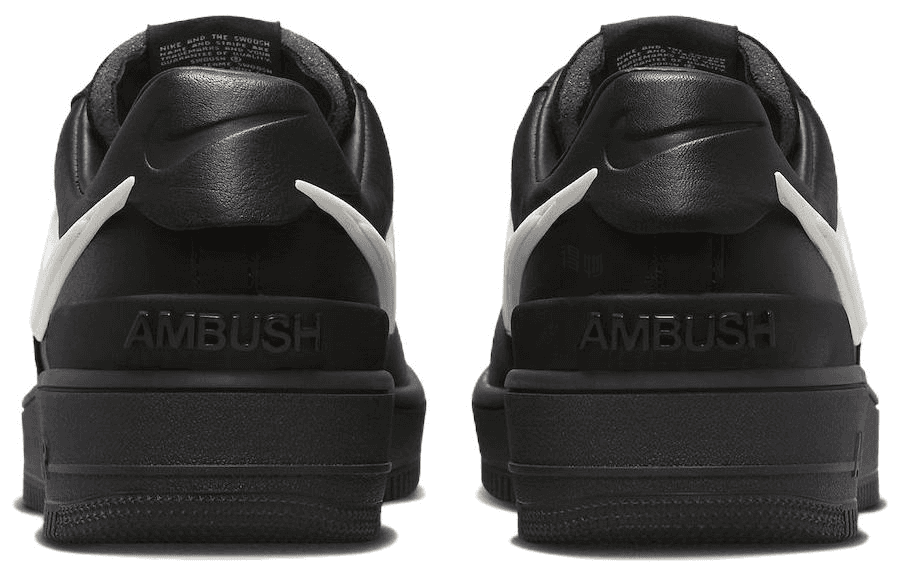 Кроссовки AMBUSH x Nike Air Force 1 Low Black — фото 5