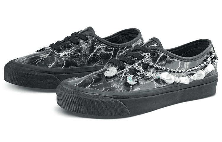 Кроссовки Vans Style 44 Black - изображение 2