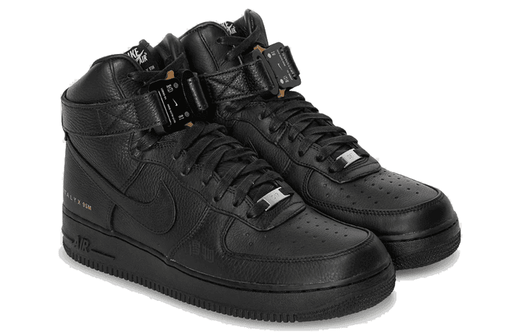 Кроссовки 1017 ALYX 9SM x Nike Air Force 1 High Triple Black - изображение 3
