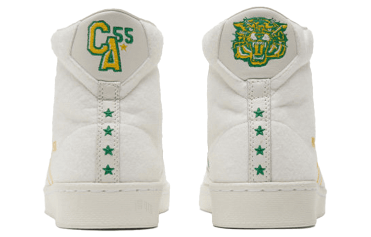 Кроссовки Converse Cons Pro Leather White Green Yellow - изображение 4