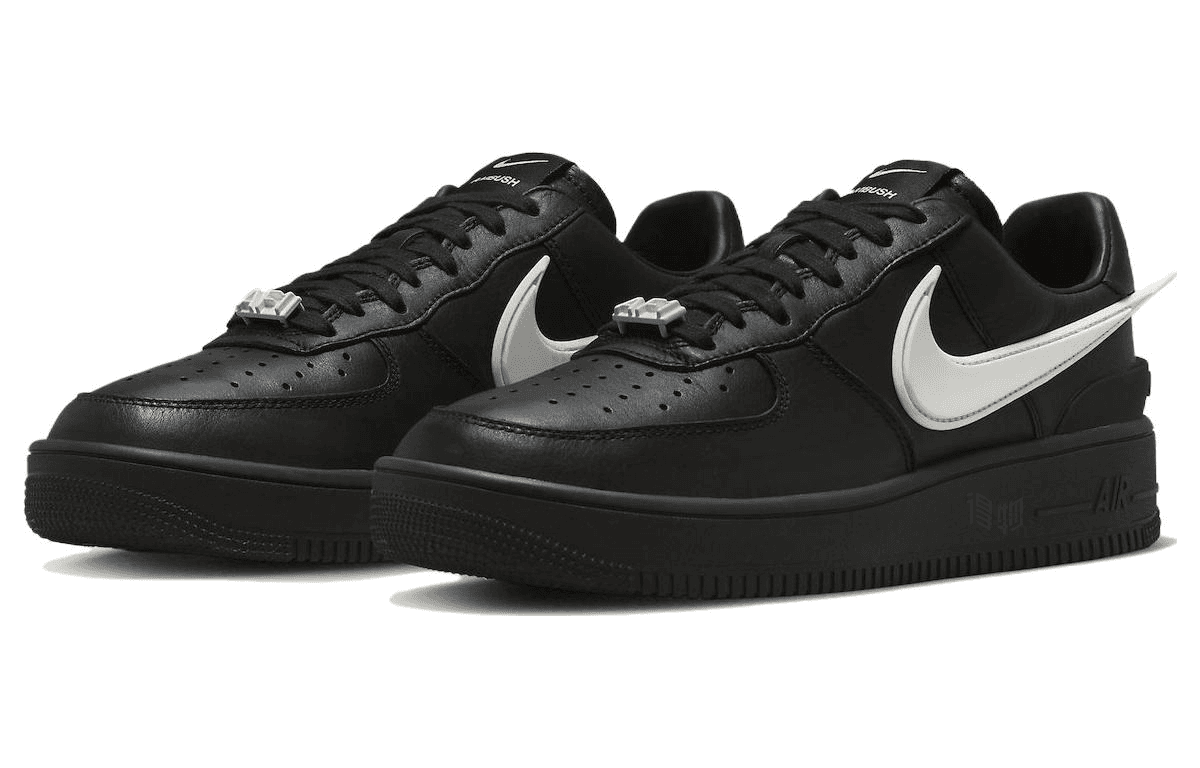 Кроссовки AMBUSH x Nike Air Force 1 Low Black — фото 3