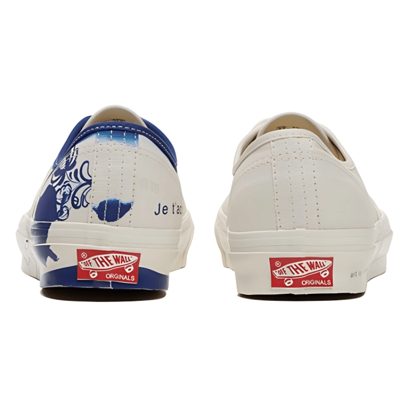 Кроссовки Vans OG Authentic LX White Blue - изображение 5