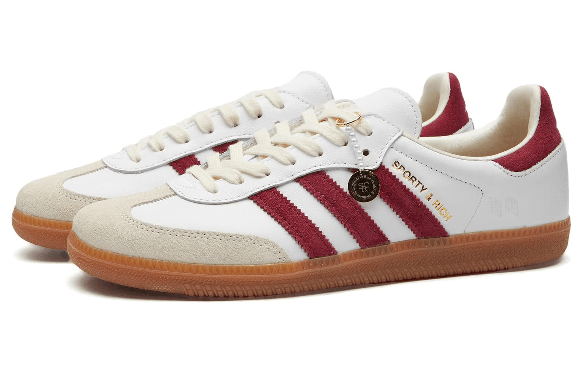 Кроссовки SPORTY & RICH x adidas Samba White Red - изображение 2