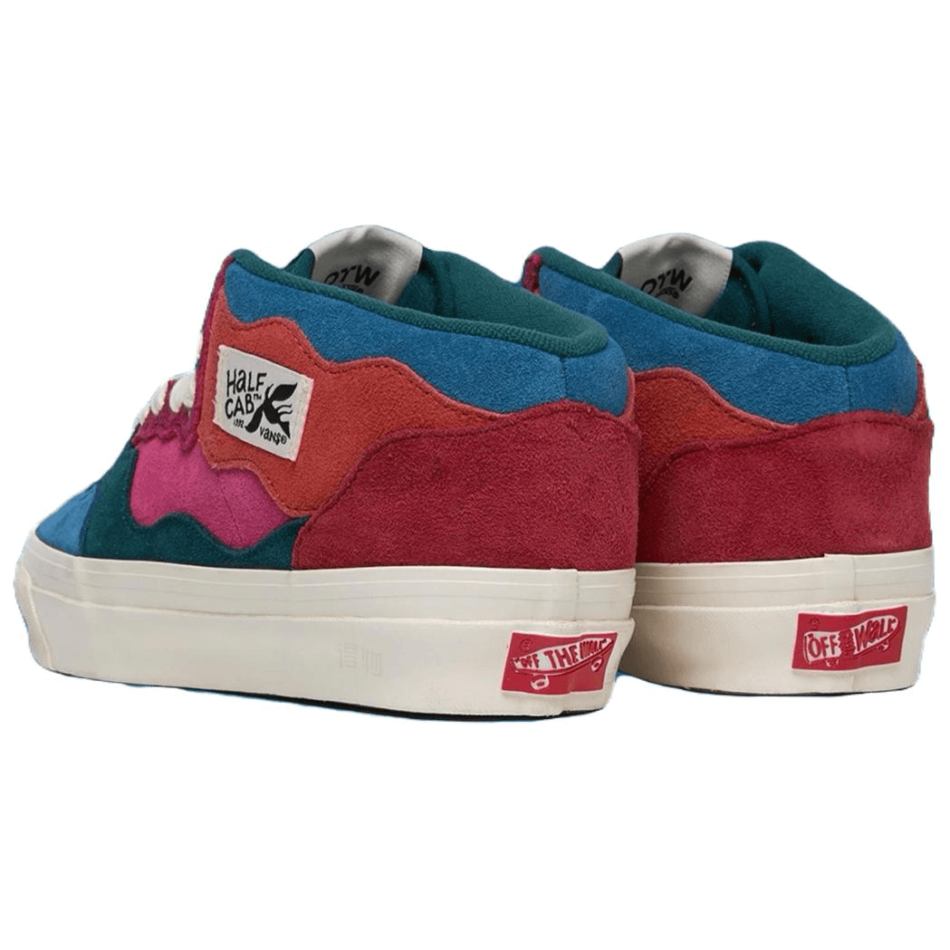 Кроссовки Parra x Vans Half Cab Blue Green - изображение 3