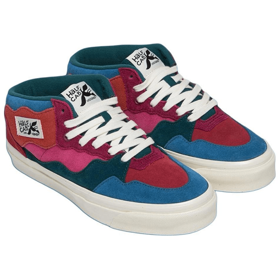 Кроссовки Parra x Vans Half Cab Blue Green - изображение 2