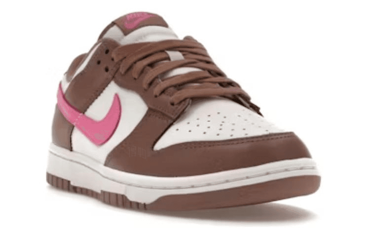 Кроссовки Nike Dunk Low Brown White Pink — фото 3