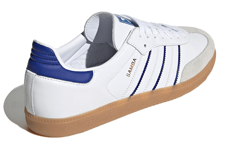 Кроссовки adidas Samba White Blue Brown - изображение 4